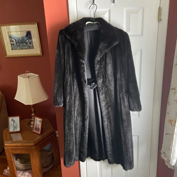 Black Mink Coat